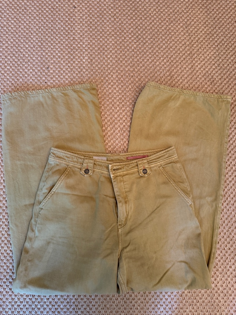 Anthropologie Wide-Leg Flare Pants